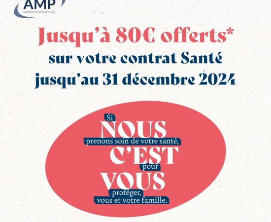 Jusqu'à 80 € offerts sur votre contrat offert !